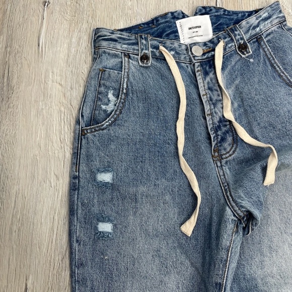 One Teaspoon | Venice Ultra High-Rise Waist Safari Pant Relaxed Jeans - Picture 4 of 14